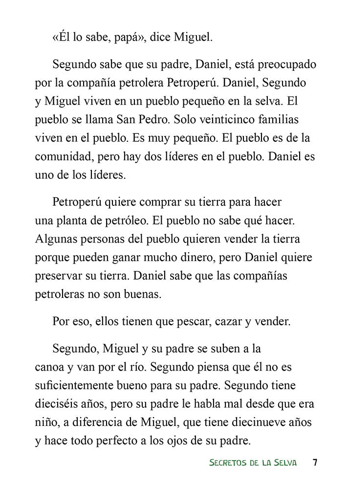 Secretos de la Selva - Level 3 - Spanish Acquisition Reader by Erica O'Mahony