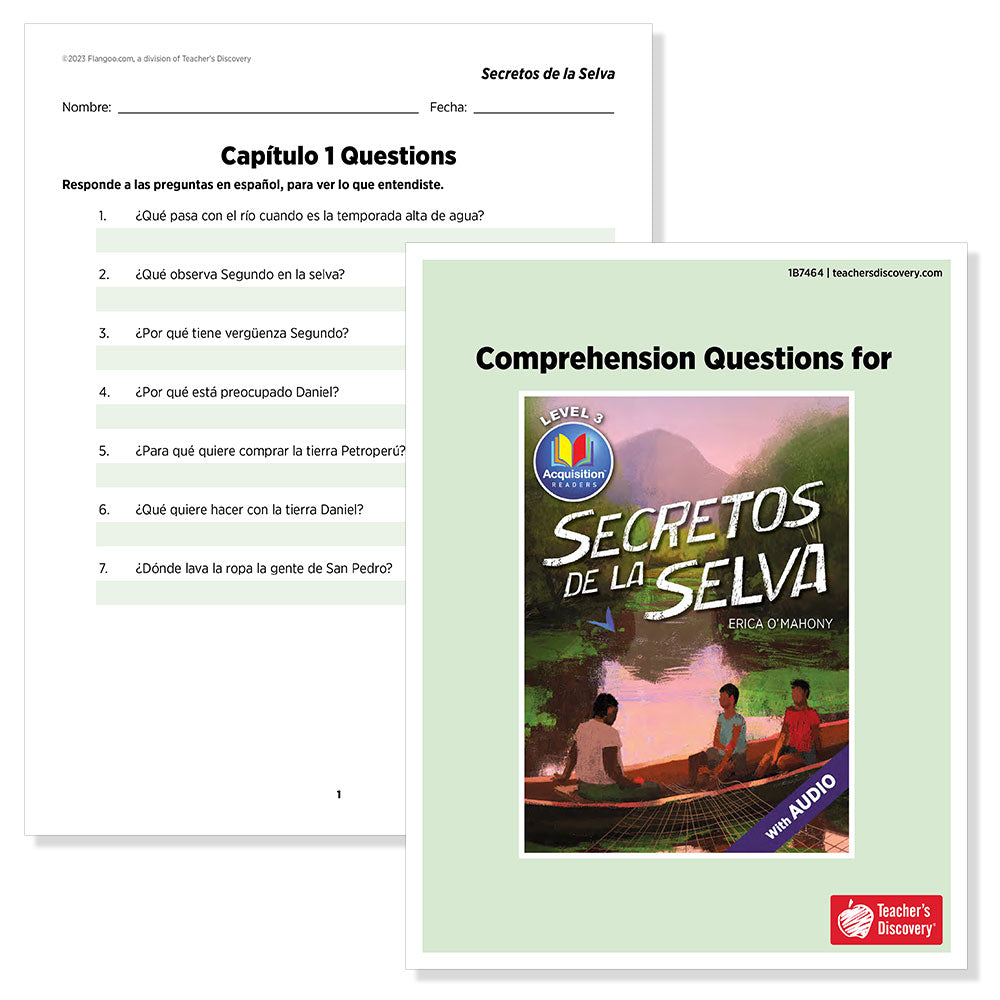 Secretos de la Selva - Level 3 - Spanish Acquisition Reader by Erica O'Mahony