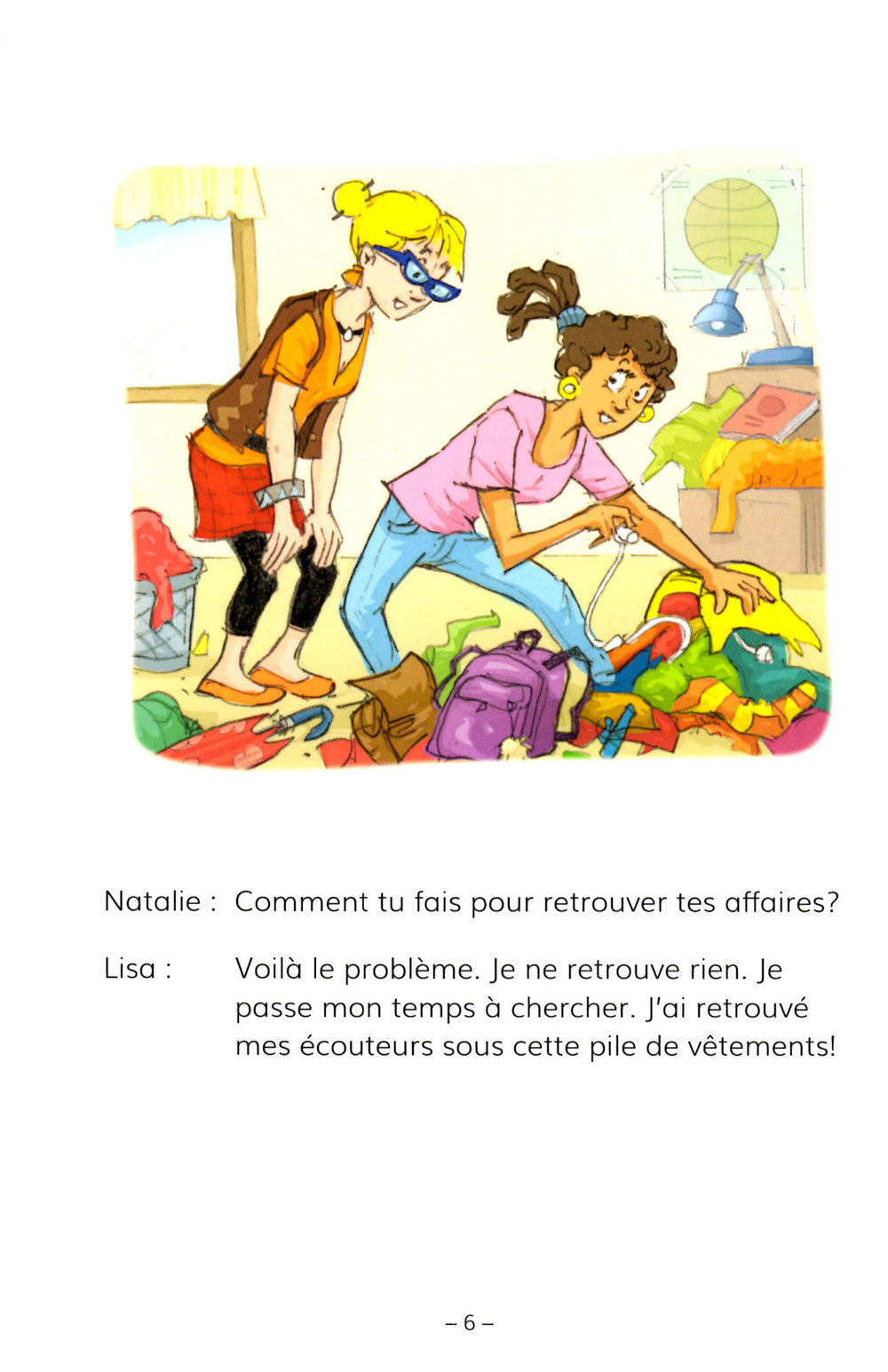 Lisa et Théo - À la maison - Level A2 - French Reader