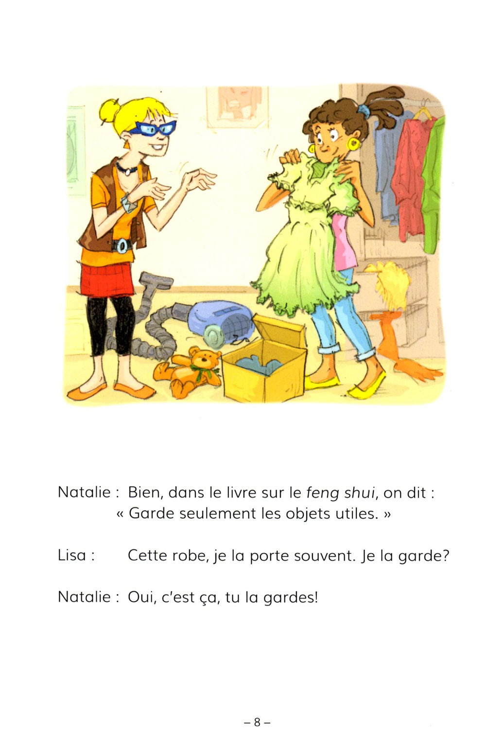 Lisa et Théo - À la maison - Level A2 - French Reader