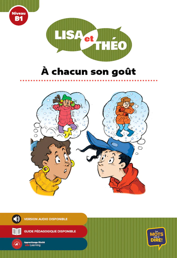 Lisa et Théo - À chacun son goût - Level B1 - French Reader