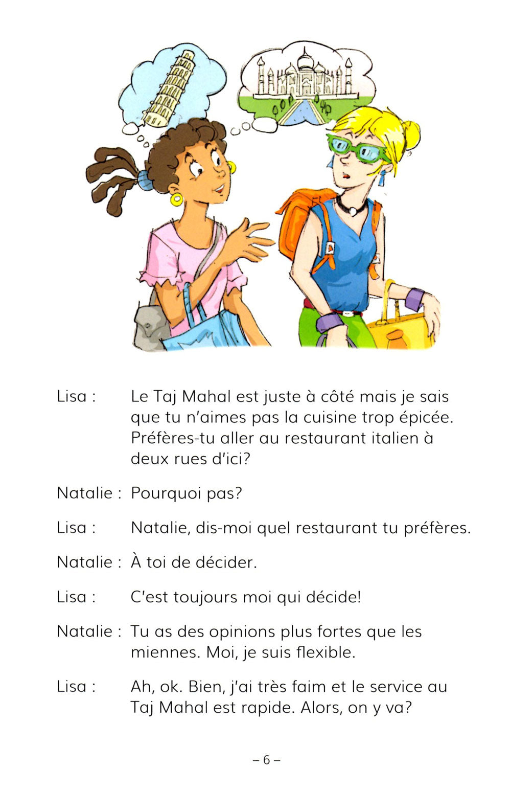 Lisa et Théo - À chacun son goût - Level B1 - French Reader