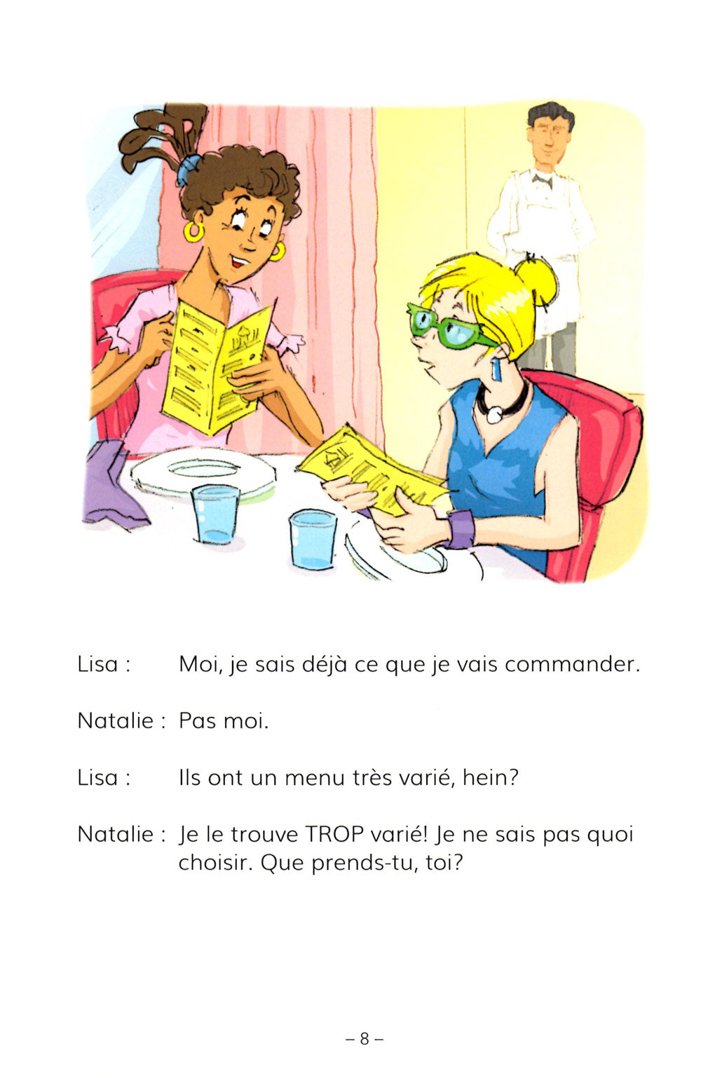 Lisa et Théo - À chacun son goût - Level B1 - French Reader