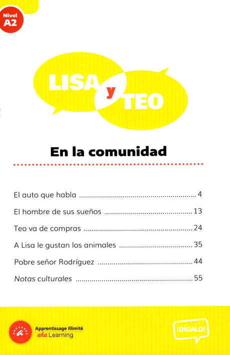 Lisa y Teo: En la comunidad - Level A2 - Spanish Reader