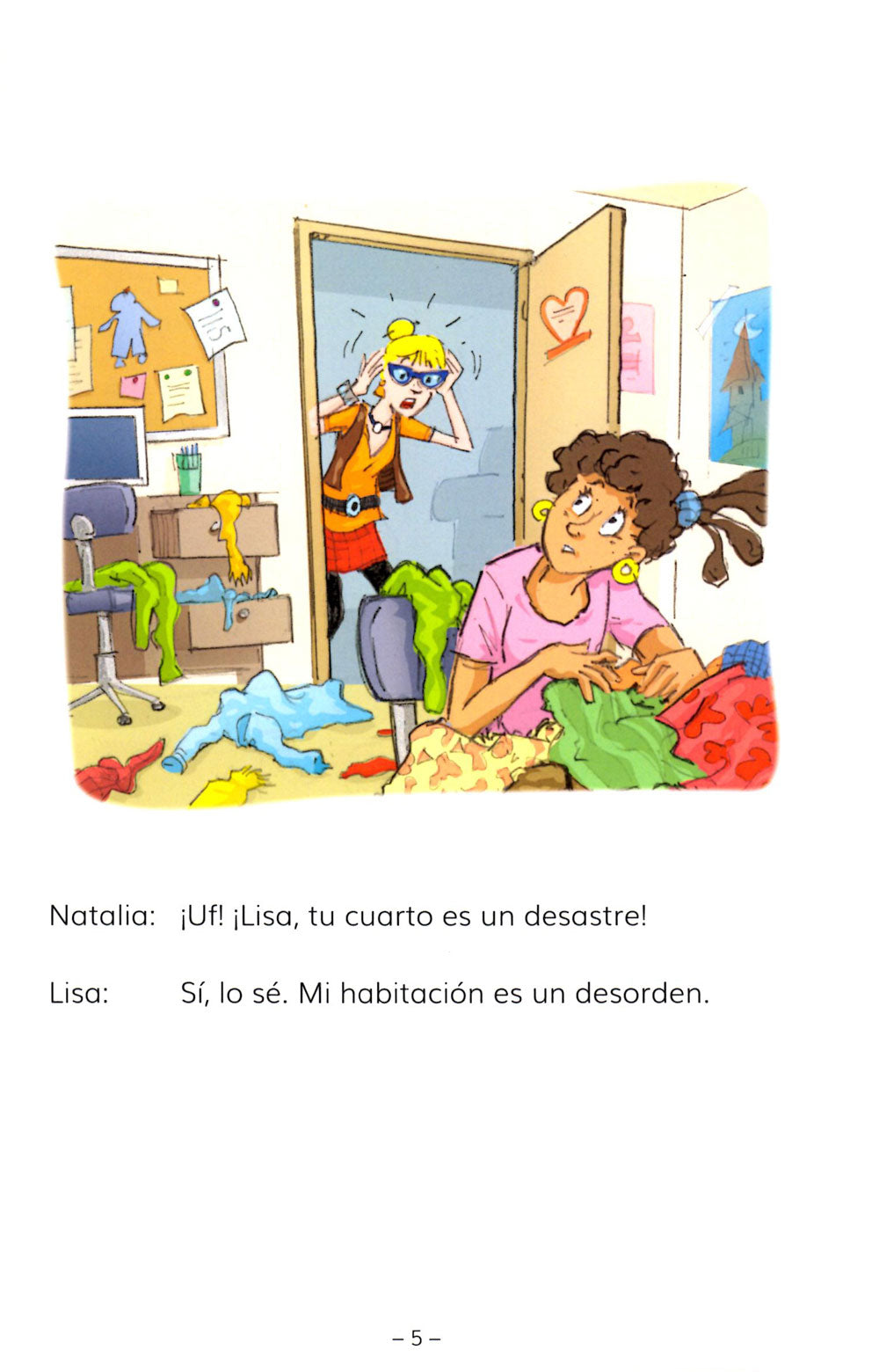 Lisa y Teo: En casa - Level A2 - Spanish Reader