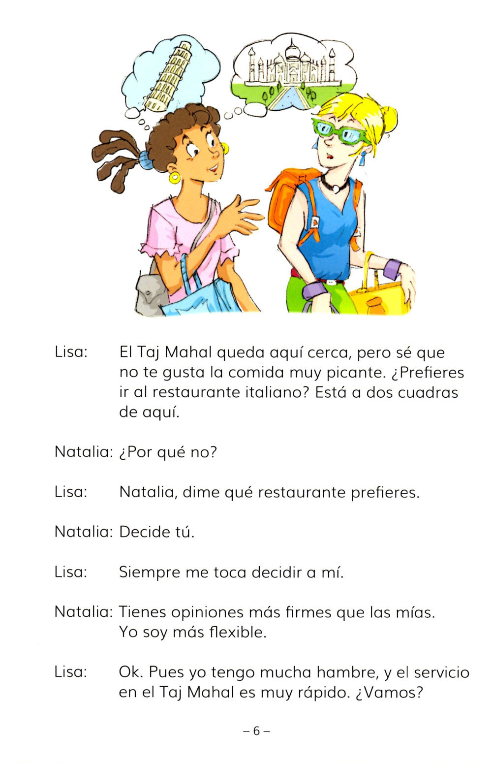 Lisa y Teo: Cada quien sus gustos - Level B1 - Spanish Reader