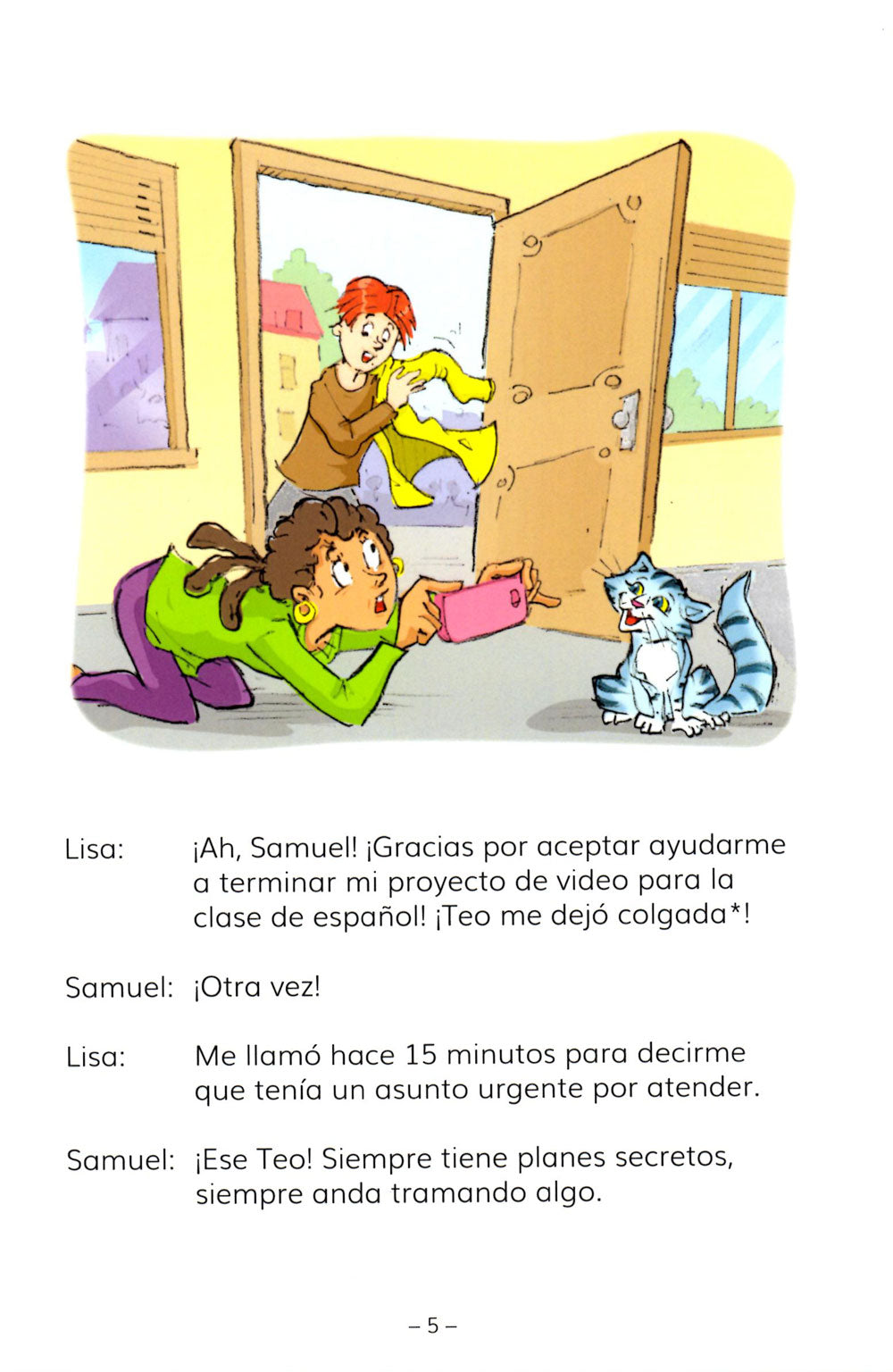 Lisa y Teo: Ponen manos a la obra - Level B2 - Spanish Reader