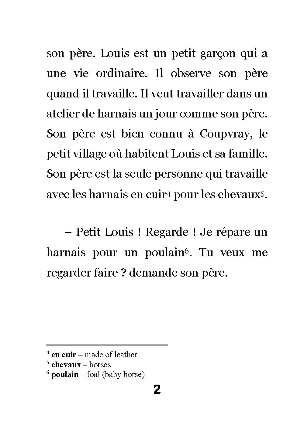 Louis Braille - Level 2 - French Reader by Theresa Marrama