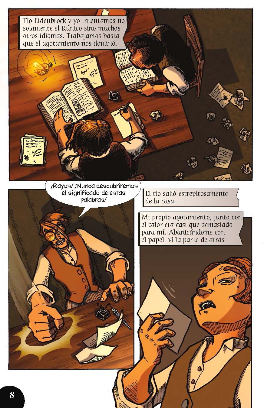 Viaje al centro de la tierra - Level 4+ - Spanish Graphic Novel