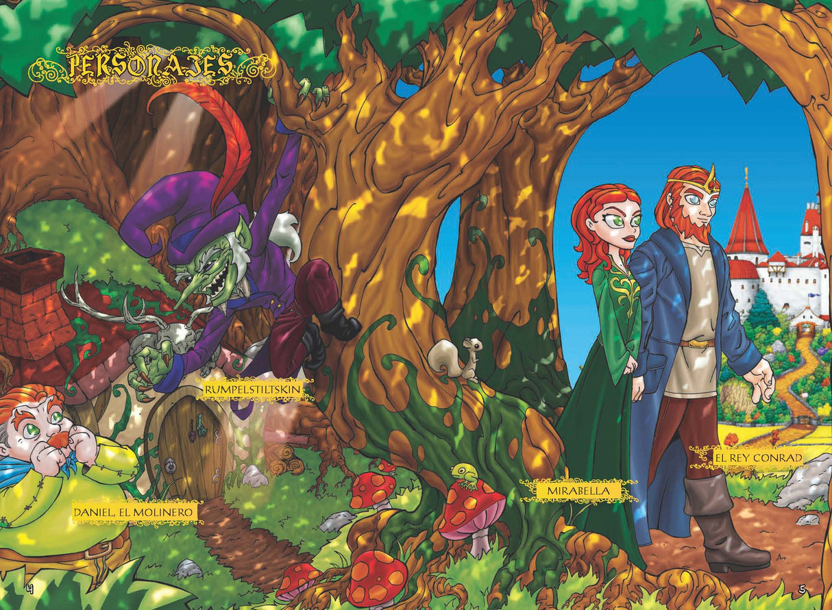 La Novela Gráfica: Rumpelstiltskin - Level 4+ - Spanish Graphic Novel