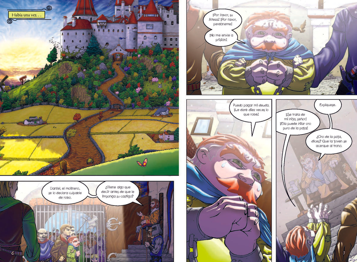 La Novela Gráfica: Rumpelstiltskin - Level 4+ - Spanish Graphic Novel