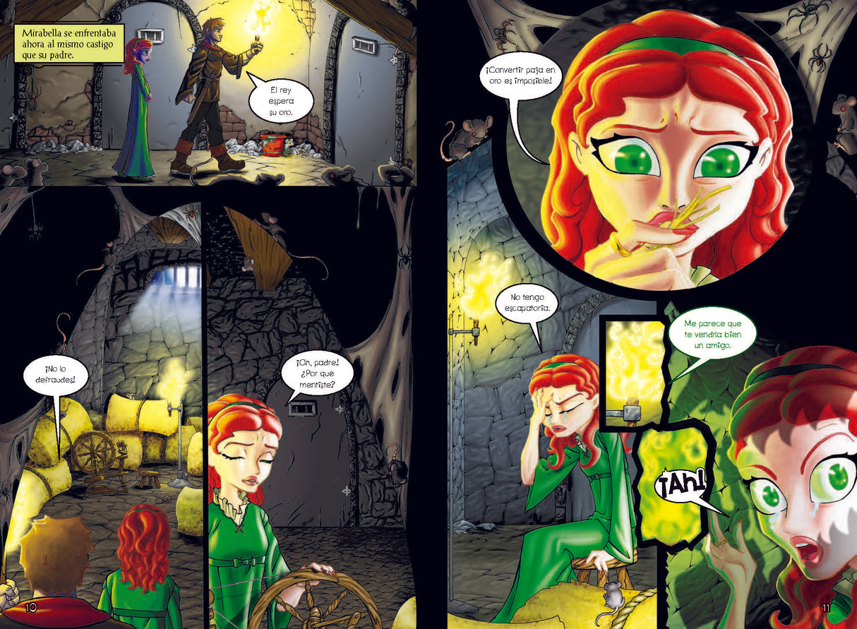 La Novela Gráfica: Rumpelstiltskin - Level 4+ - Spanish Graphic Novel