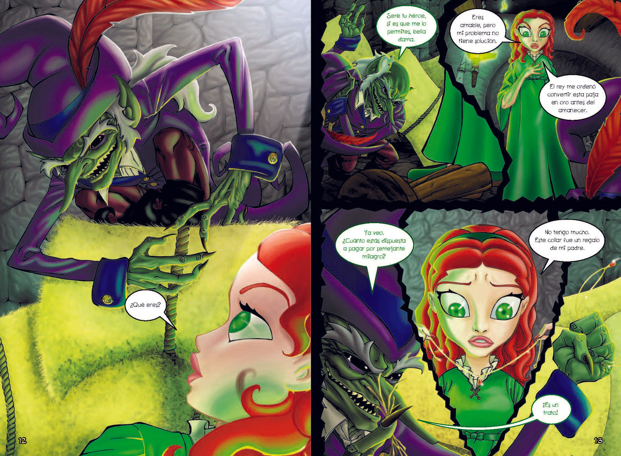 La Novela Gráfica: Rumpelstiltskin - Level 4+ - Spanish Graphic Novel