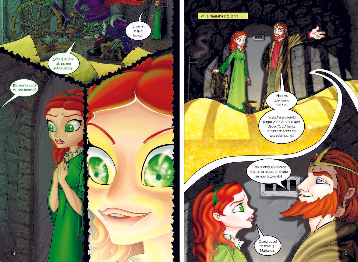 La Novela Gráfica: Rumpelstiltskin - Level 4+ - Spanish Graphic Novel