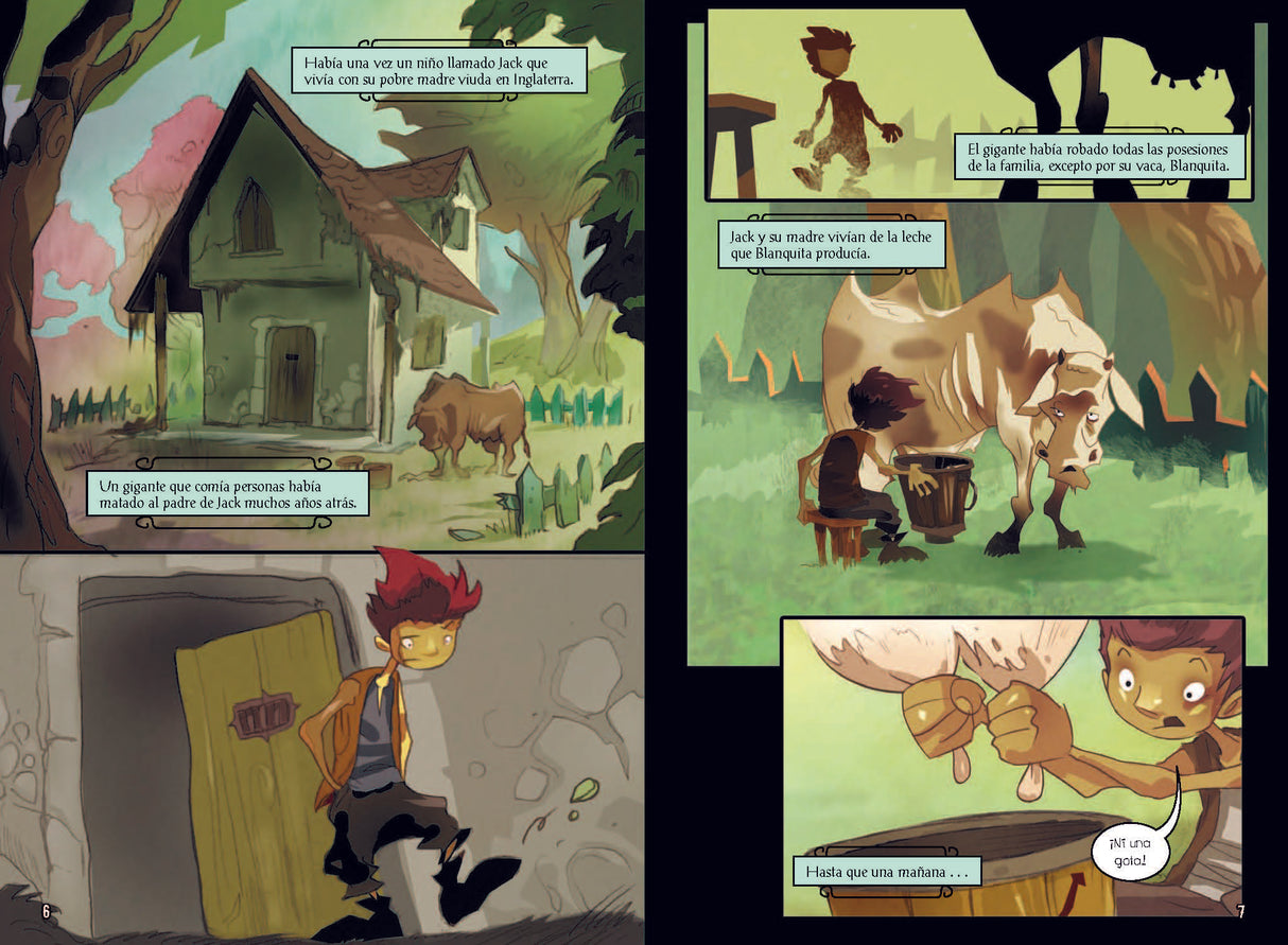 La Novela Gráfica: Jack y los frijoles mágicos - Level 4+ - Spanish Graphic Novel