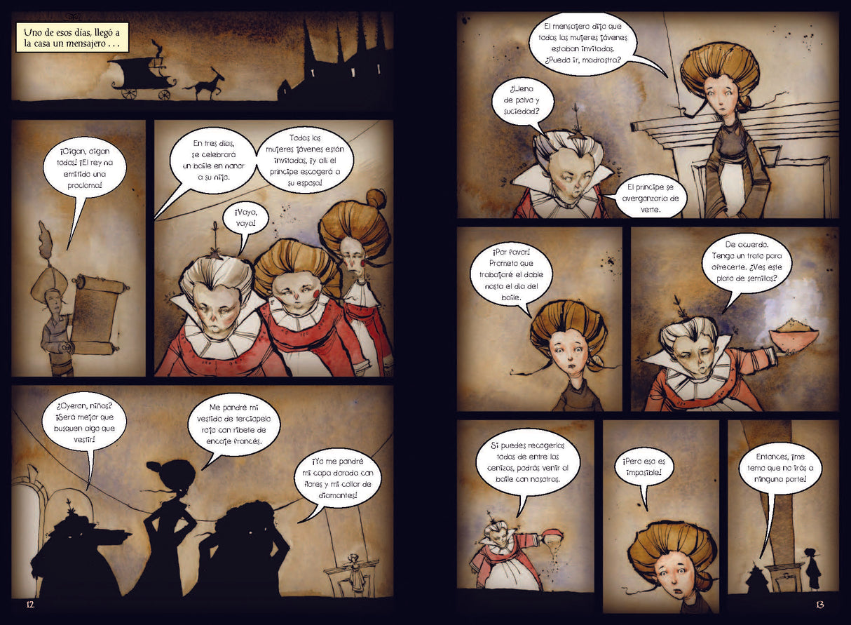 La Novela Gráfica: Cenicienta - Level 4+ - Spanish Graphic Novel