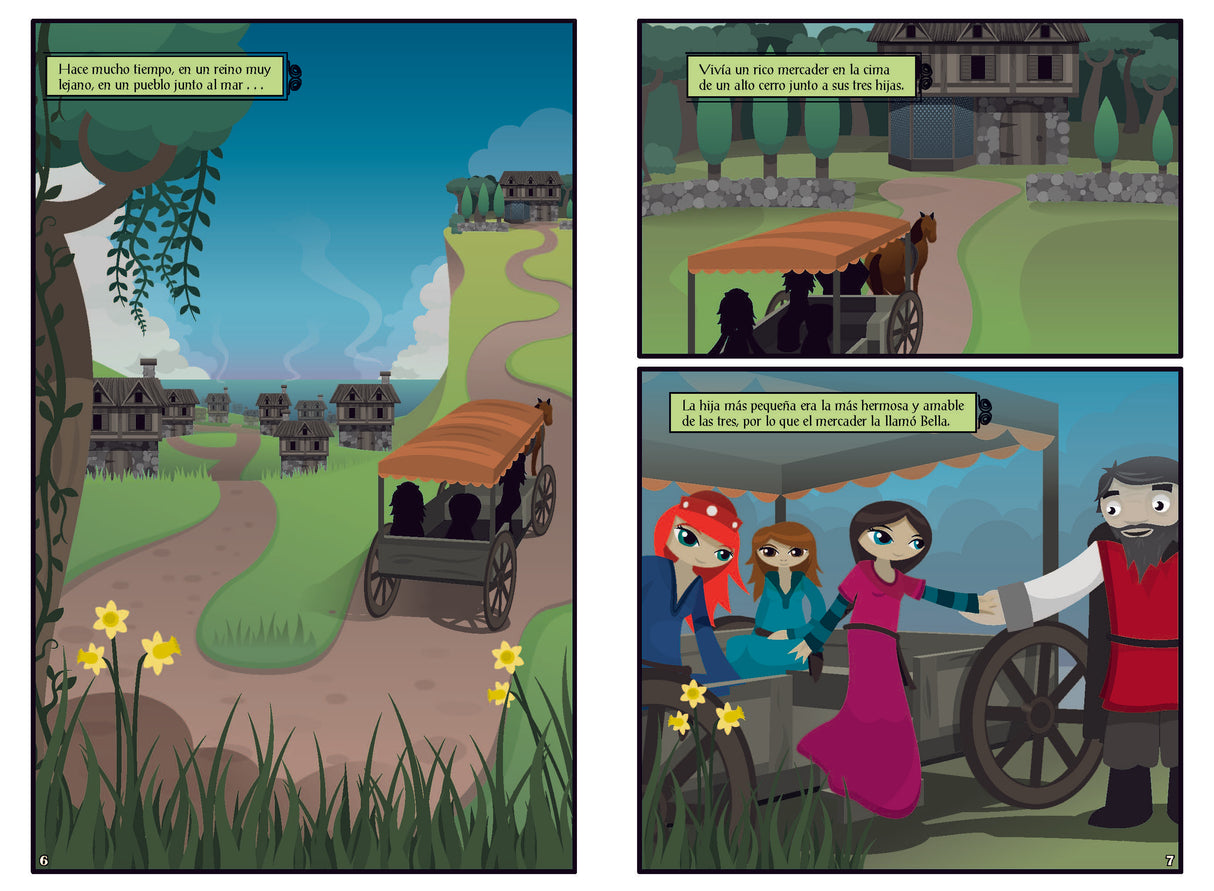 La Novela Gráfica: La Bella y la Bestia - Level 4+ - Spanish Graphic Novel