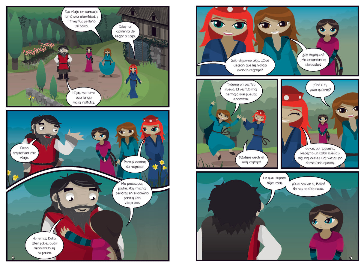 La Novela Gráfica: La Bella y la Bestia - Level 4+ - Spanish Graphic Novel