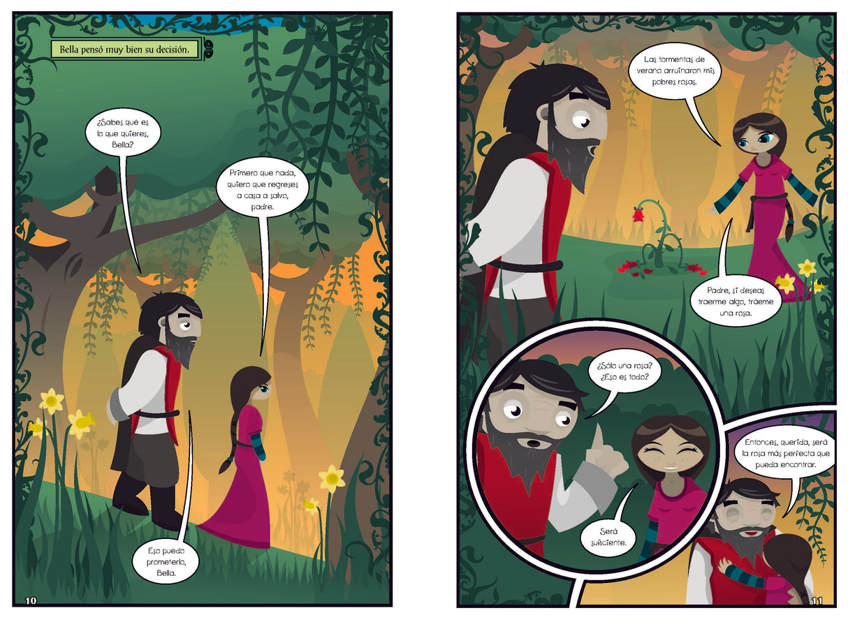 La Novela Gráfica: La Bella y la Bestia - Level 4+ - Spanish Graphic Novel