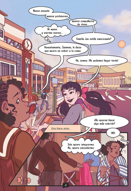 Drama en la secundaria: Desastre en el musical - Level 3+ - Spanish Graphic Novel