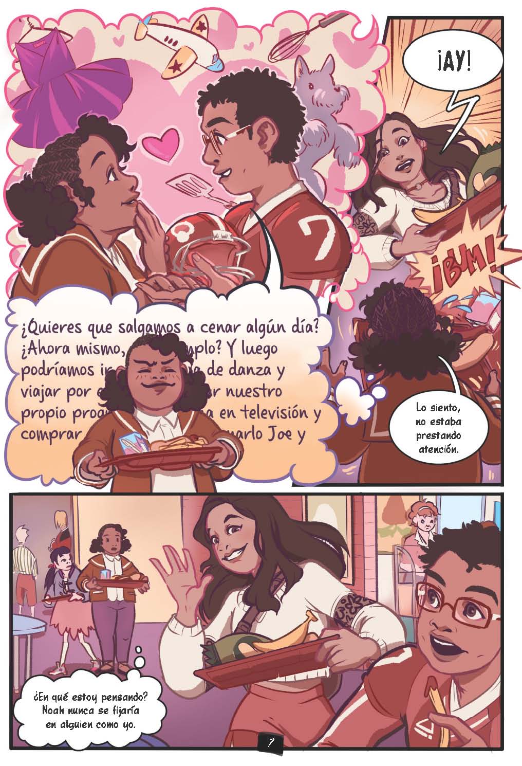 Drama en la secundaria: Desastre en el musical - Level 3+ - Spanish Graphic Novel
