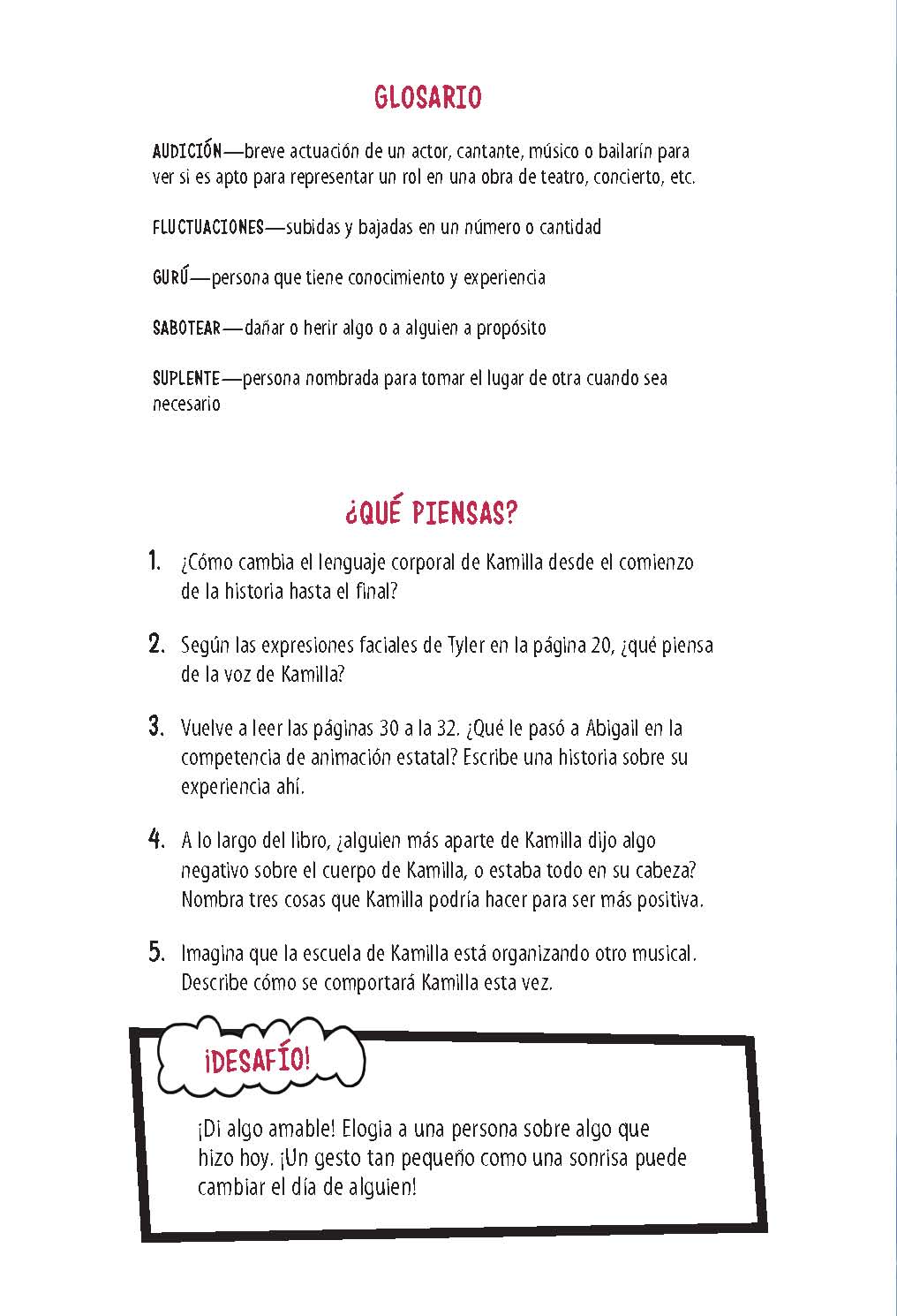 Drama en la secundaria: Desastre en el musical - Level 3+ - Spanish Graphic Novel