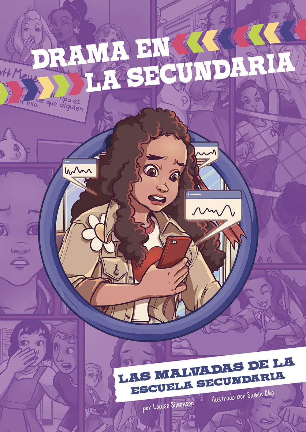 Drama en la secundaria: Las malvadas de la escuela secundaria - Level 3+ - Spanish Graphic Novel