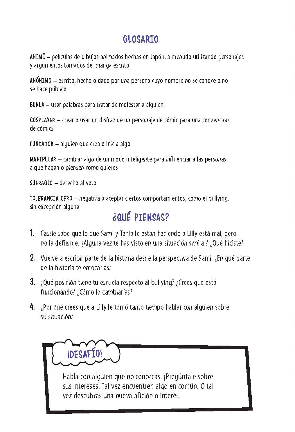 Drama en la secundaria: Las malvadas de la escuela secundaria - Level 3+ - Spanish Graphic Novel