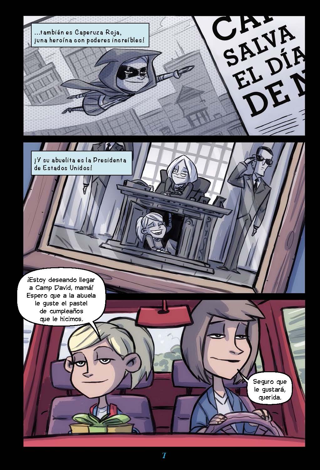 Futuristas: Caperuza Roja, La Superheroína - Level 4+ - Spanish Graphic Novel