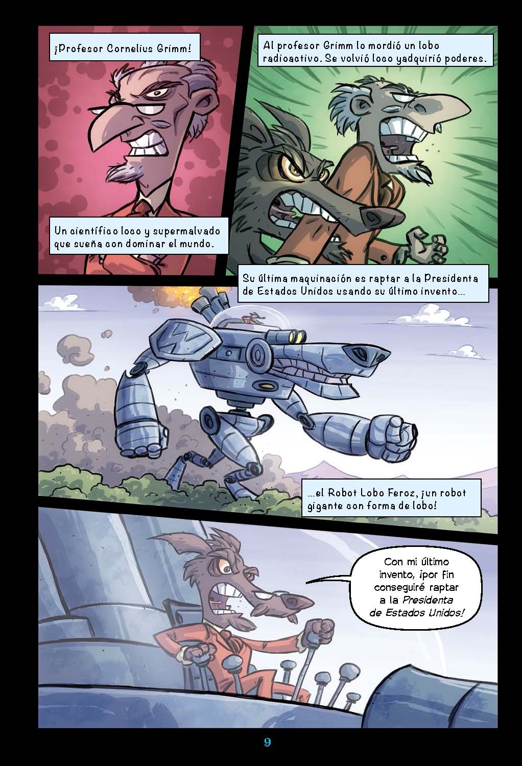 Futuristas: Caperuza Roja, La Superheroína - Level 4+ - Spanish Graphic Novel