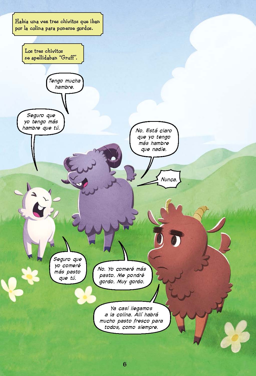 Futuristas: Los superchivitos Gruff - Level 4+ - Spanish Graphic Novel