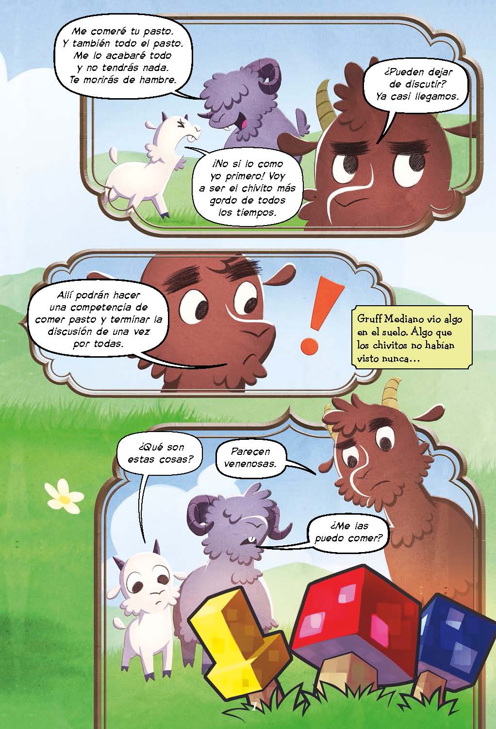 Futuristas: Los superchivitos Gruff - Level 4+ - Spanish Graphic Novel