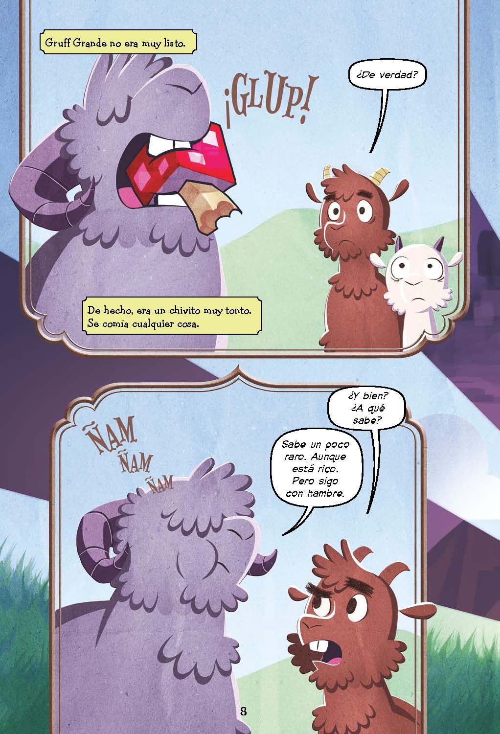 Futuristas: Los superchivitos Gruff - Level 4+ - Spanish Graphic Novel