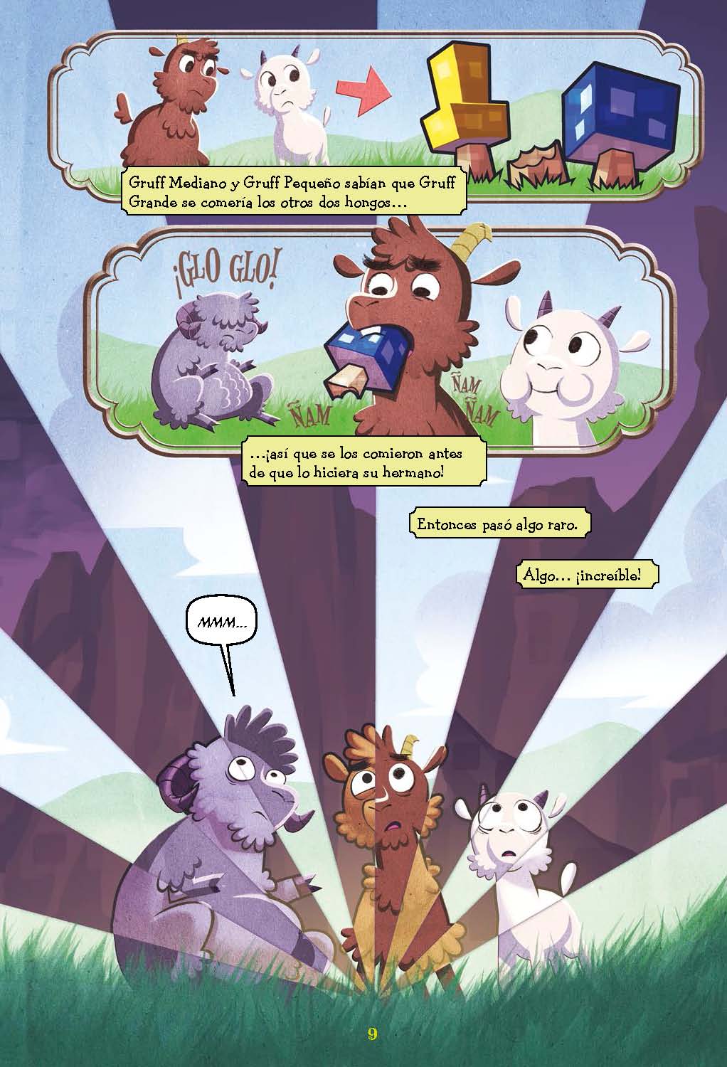 Futuristas: Los superchivitos Gruff - Level 4+ - Spanish Graphic Novel