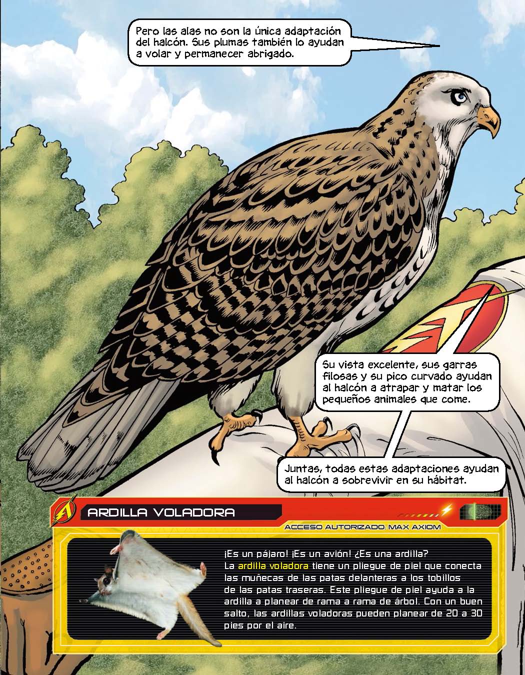 Max Axiom: Un viaje por la adaptación - Level 2+ - Spanish Graphic Novel