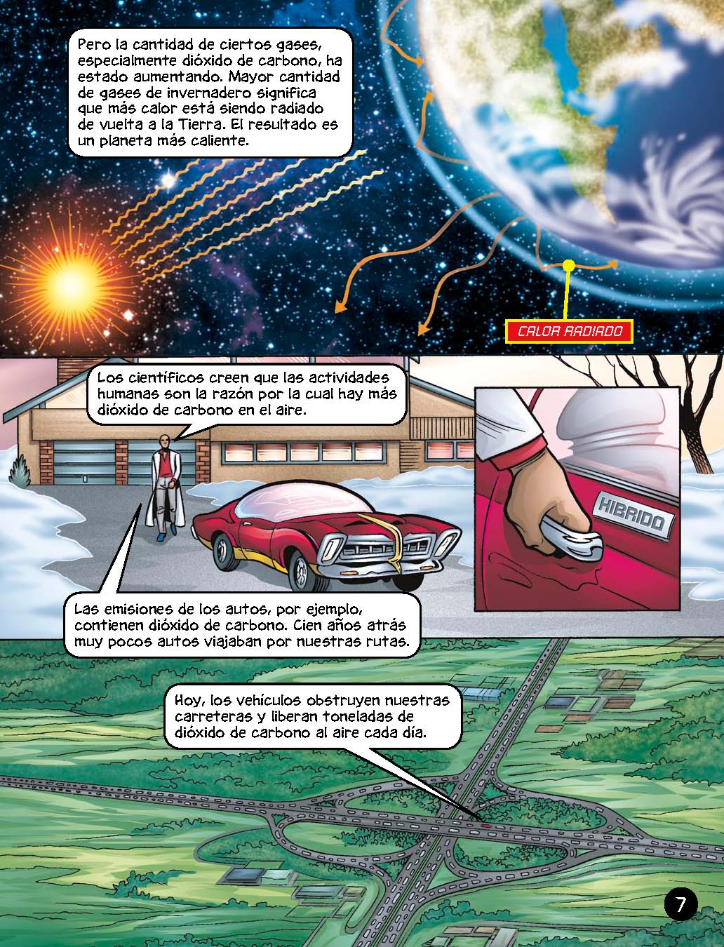 Max Axiom: Comprender el calentamiento global - Level 2+ - Spanish Graphic Novel