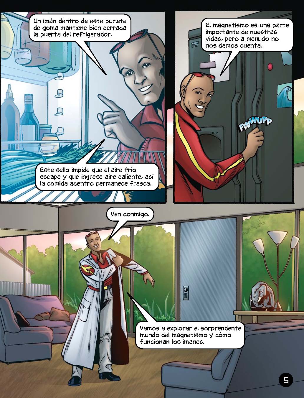 Max Axiom: La historia atractiva del magnetismo - Level 2+ - Spanish Graphic Novel