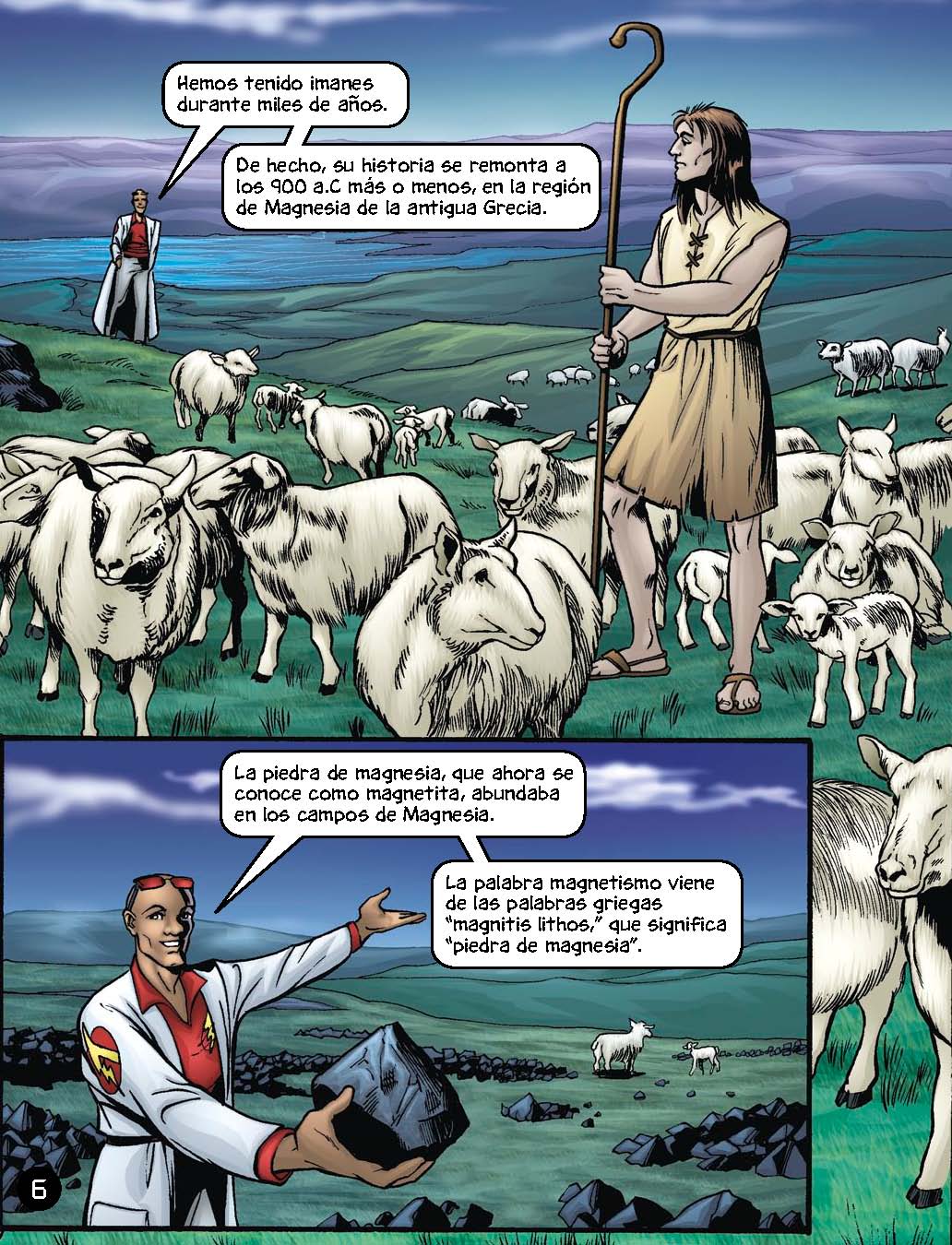 Max Axiom: La historia atractiva del magnetismo - Level 2+ - Spanish Graphic Novel