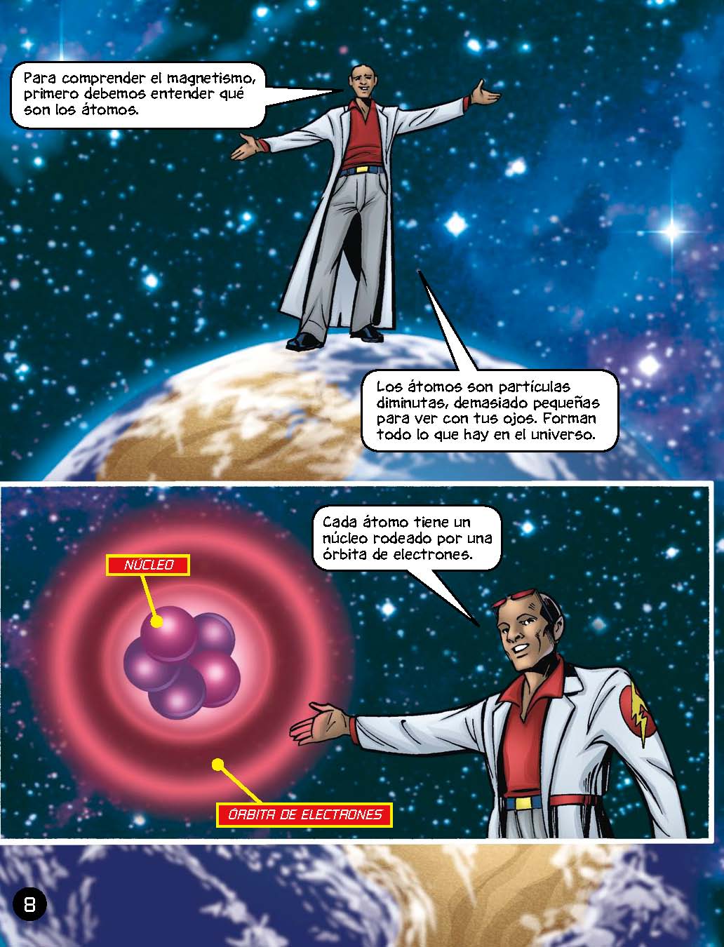 Max Axiom: La historia atractiva del magnetismo - Level 2+ - Spanish Graphic Novel