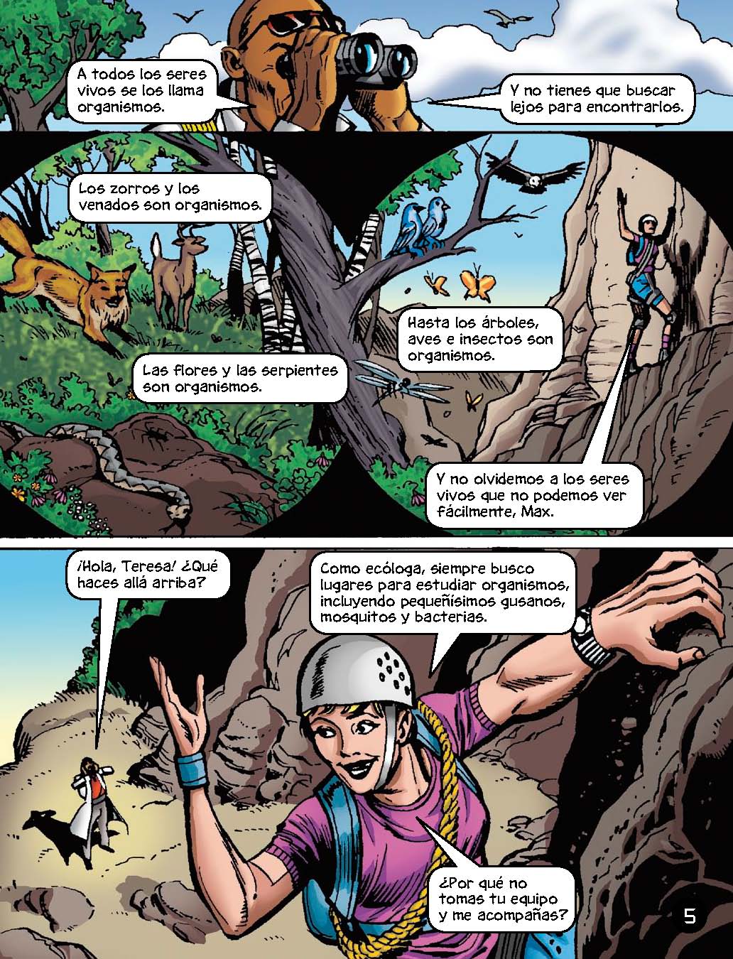 Max Axiom: Explorar ecosistemas - Level 2+ - Spanish Graphic Novel