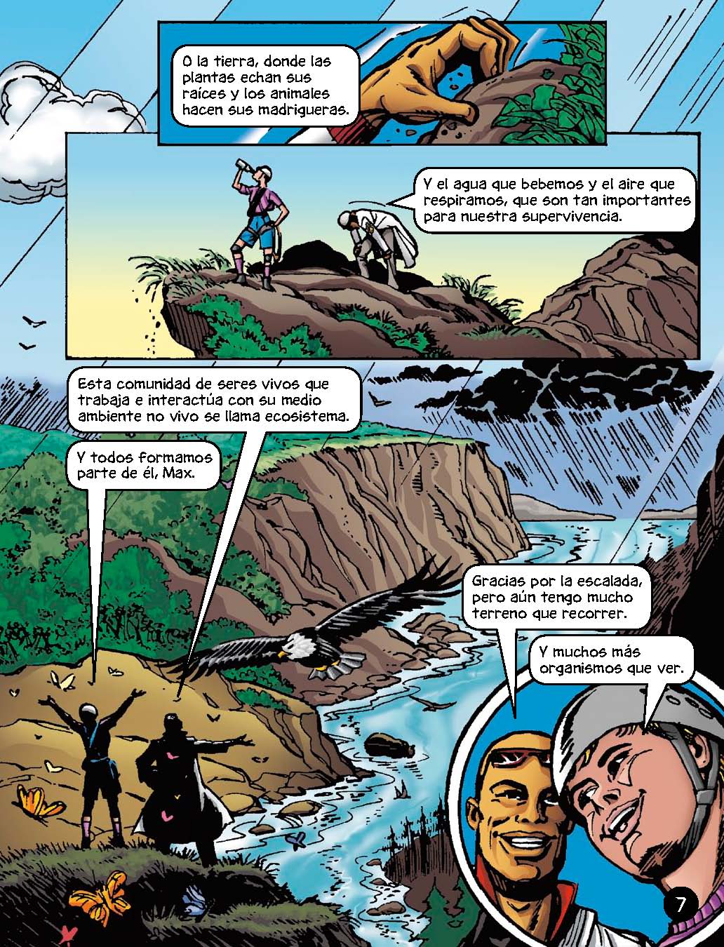 Max Axiom: Explorar ecosistemas - Level 2+ - Spanish Graphic Novel