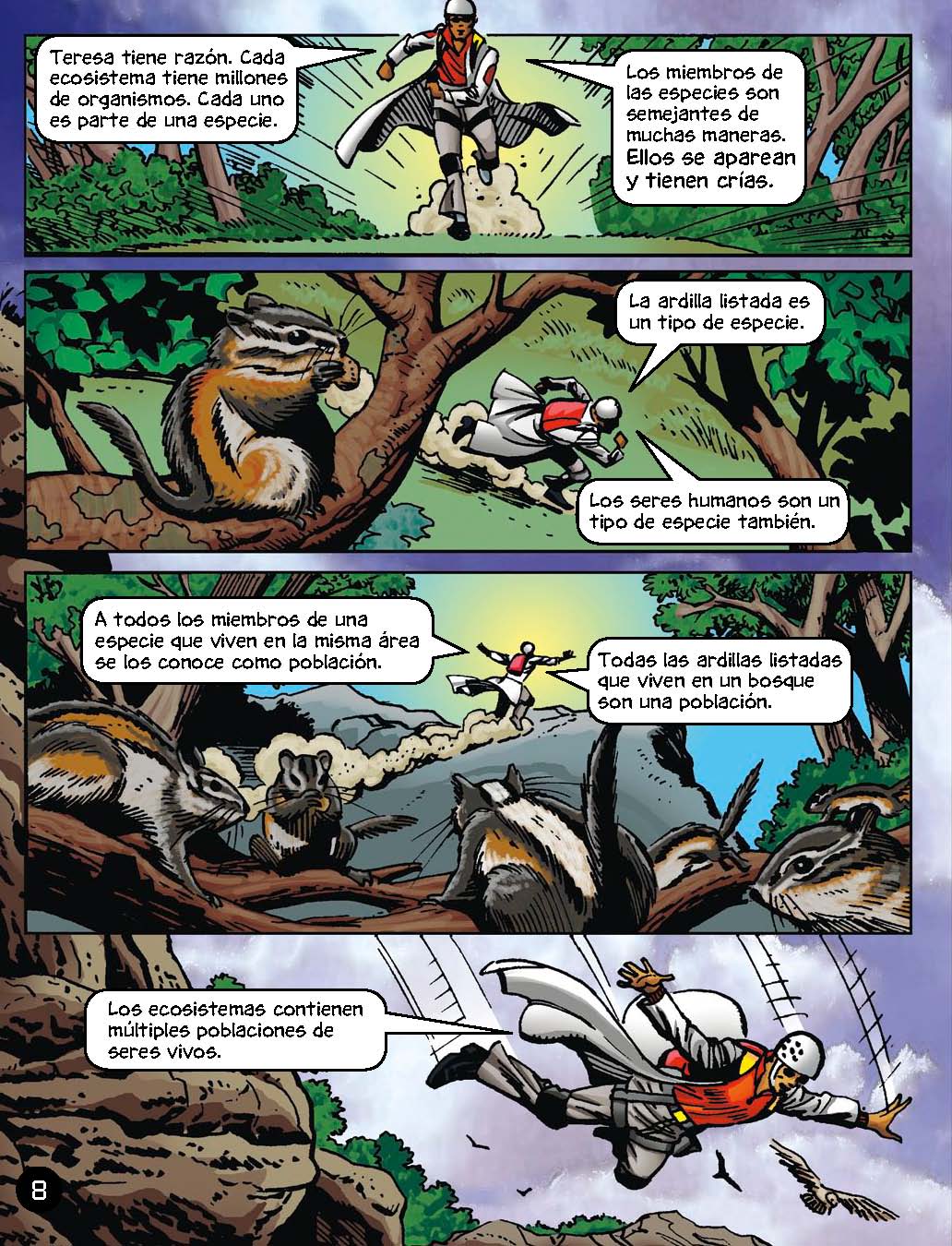 Max Axiom: Explorar ecosistemas - Level 2+ - Spanish Graphic Novel