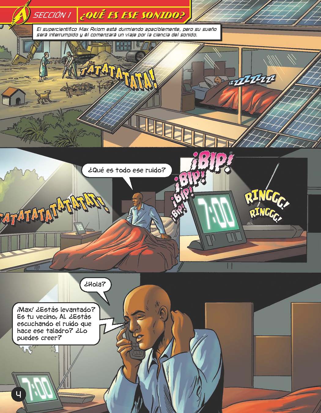 Max Axiom: Aventuras con el sonido - Level 2+ - Spanish Graphic Novel