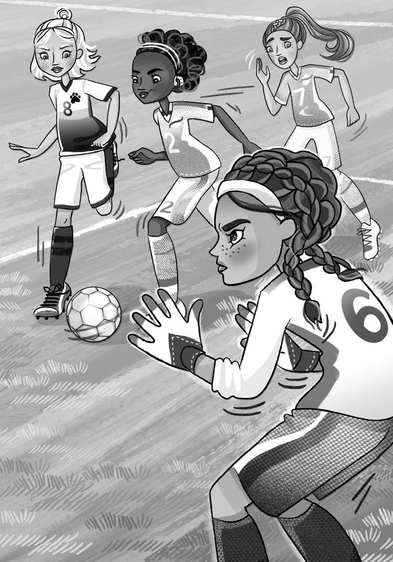 La hermana de la delantera - Level 4+ - Spanish Graphic Novel