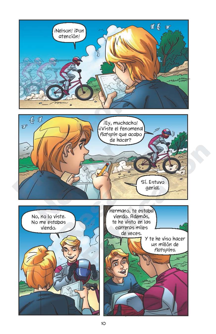 Carrera extrema - Level 4+ - Spanish Graphic Novel