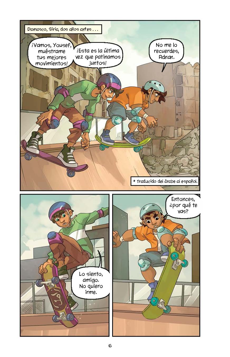 Skaters feroces - Level 4+ - Spanish Graphic Novel