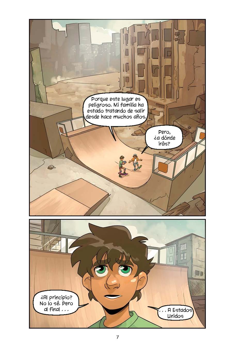 Skaters feroces - Level 4+ - Spanish Graphic Novel