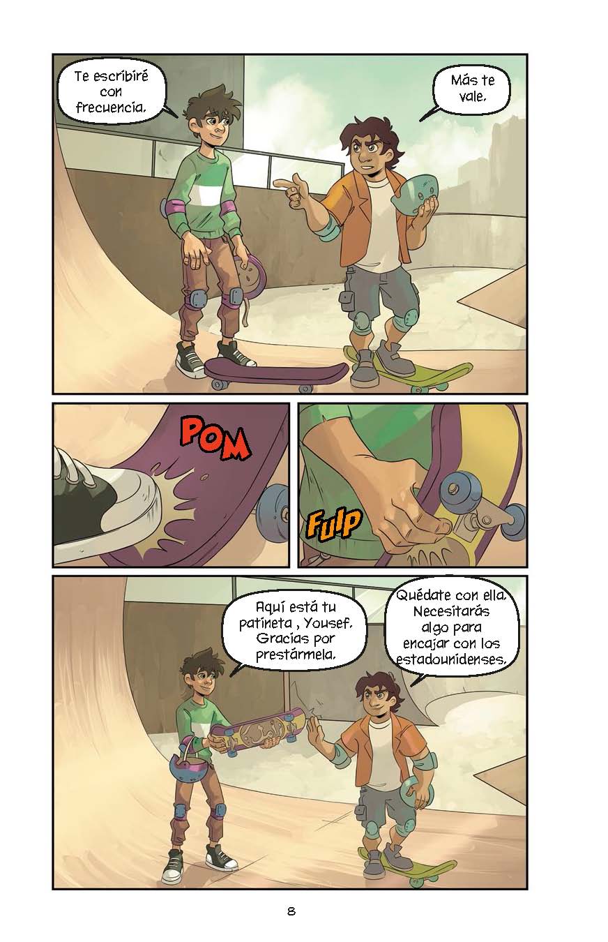 Skaters feroces - Level 4+ - Spanish Graphic Novel