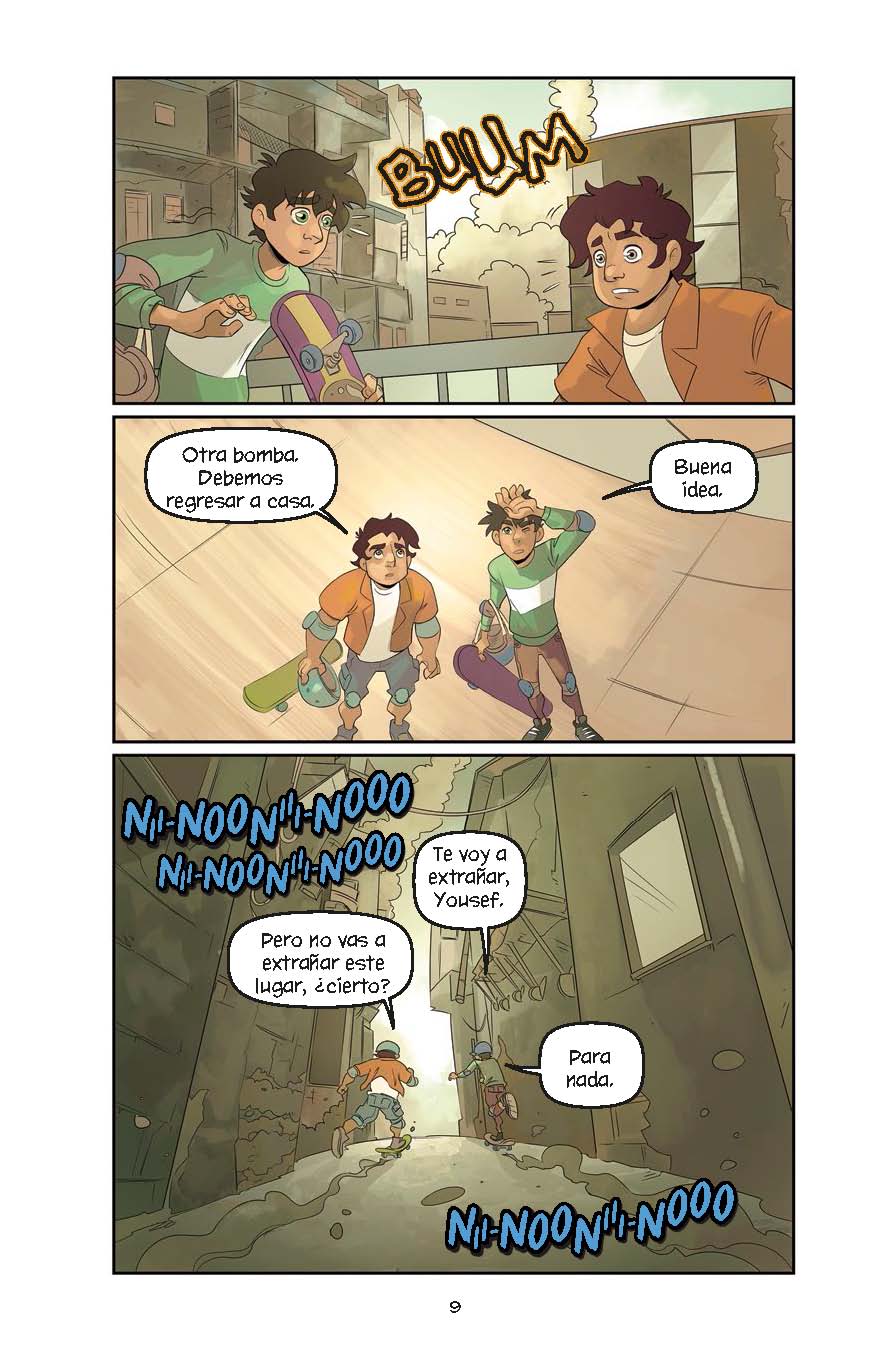 Skaters feroces - Level 4+ - Spanish Graphic Novel