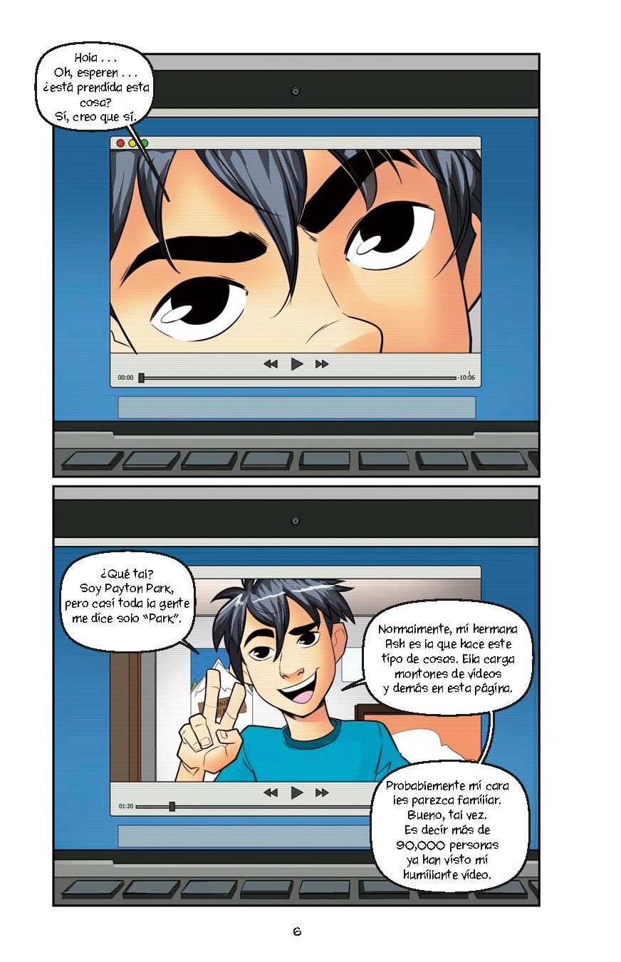 Pánico en la pista - Level 4+ - Spanish Graphic Novel